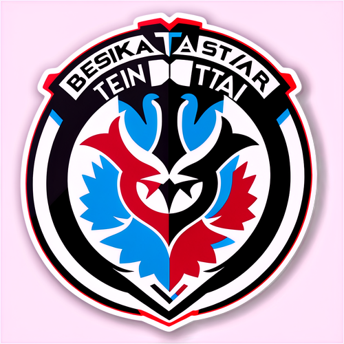 Beşiktaş ve Trabzonspor Karşılaşması Sticker Tasarımı