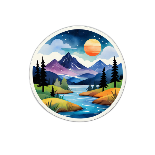 Naturinspirert Klistremerke