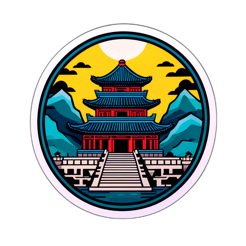 秦始皇陵主题贴纸