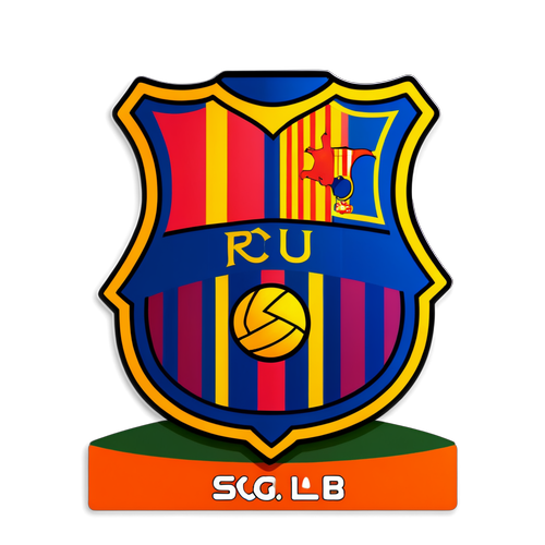 Sticker Câu Lạc Bộ Barca: Tự Hào Camp Nou