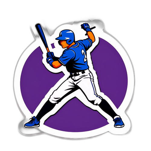 落合博満のプレイスタイルを表現したデザイン