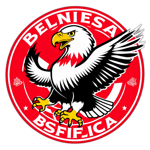 Benficas ørn over Estádio da Luz