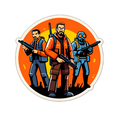 Sticker związany z popularnością Half Life 3