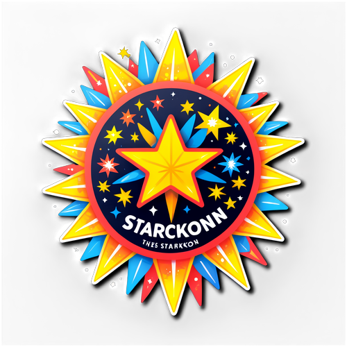 Сенсаційний фестиваль: Логотип Starkon серед святкових вогнів і феєрверків!