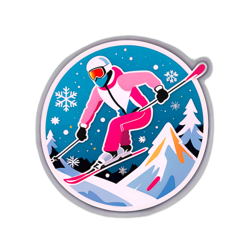 Sticker ya Michezo ya Barafu