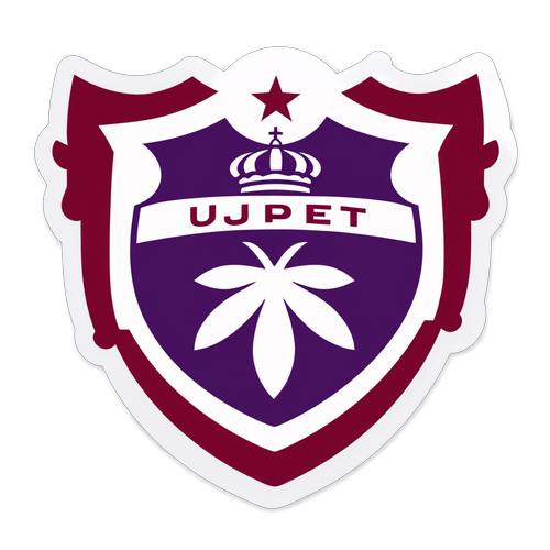 Újpest FC logó sticker