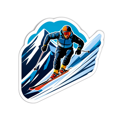 Adesivo di Sci Competitivo