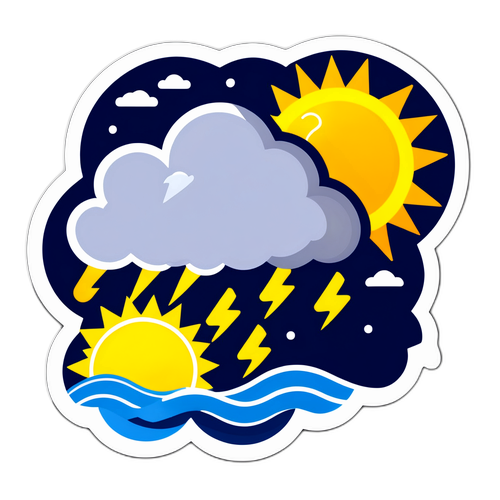 Sticker Cuaca Selamat