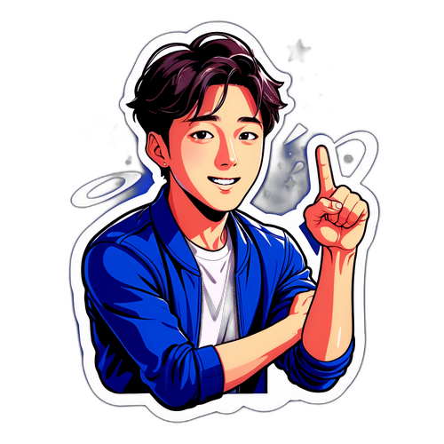 오진승의 에너지를 담은 스티커