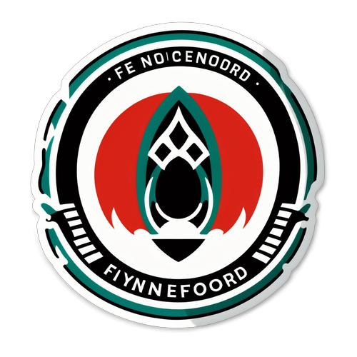 Feyenoord Logo Winter Sticker