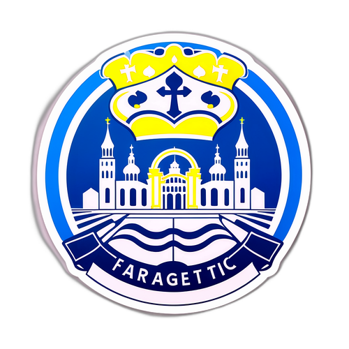 Autocolant cu logo-ul FC Argeș Pitești
