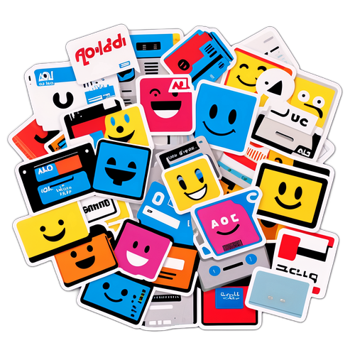 AOL Nostalji Çıkartması