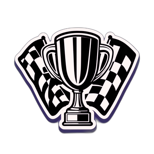 Trofeo de carreras brillante