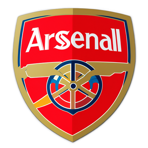 Stickers con il Crest dell'Arsenal