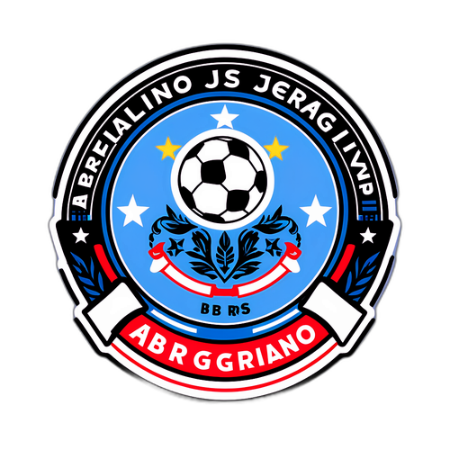 Sticker que celebra la rivalidad entre Argentinos Jrs. y Belgrano