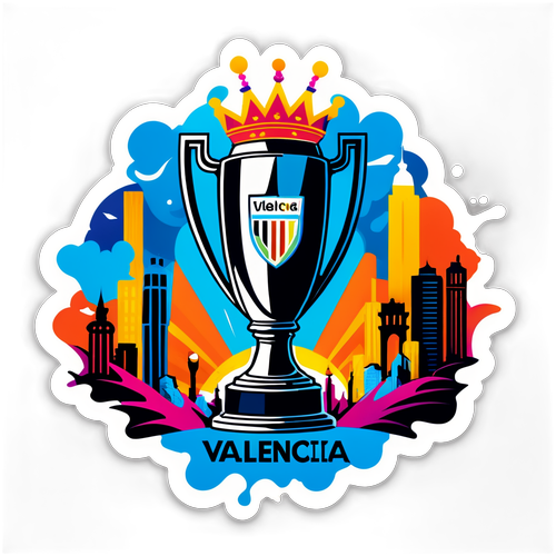 Valencias skyline og Copa del Rey