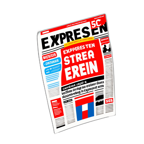 Illustrasjon av avisdisegn for Expressen