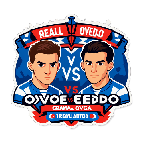 Real Oviedo vs Granada: Ilustración de dos equipos rivales