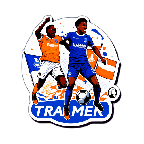 Wachezaji wa Tranmere na Blackpool
