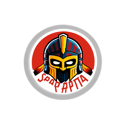 Retro Sparta Sticker