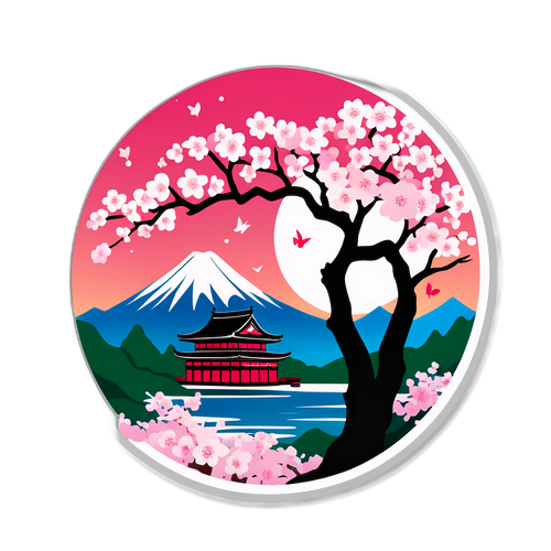 松江の桜風景