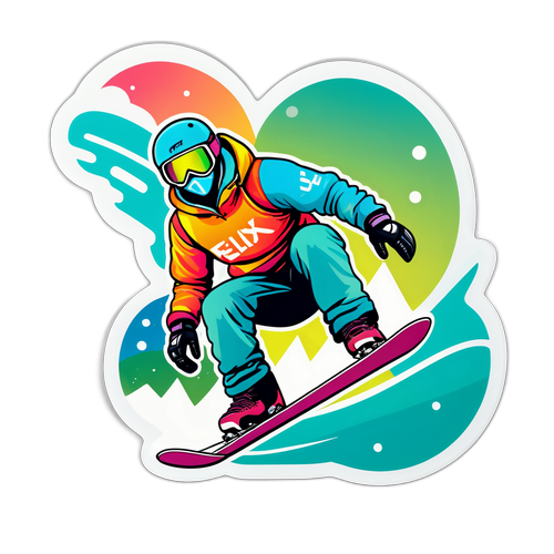 Felix Neureuther Snowboard Aufkleber
