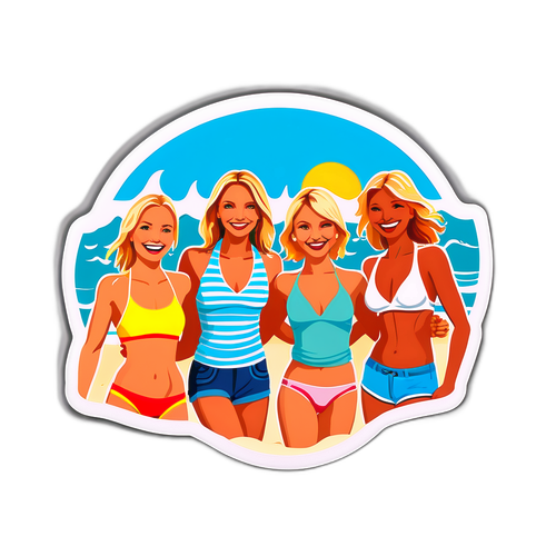 Strandudflugt med Venner