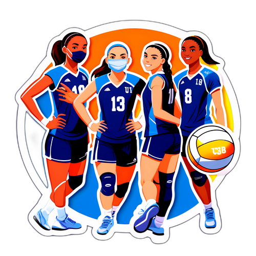 สติ๊กเกอร์วอลเลย์บอลทีม U19