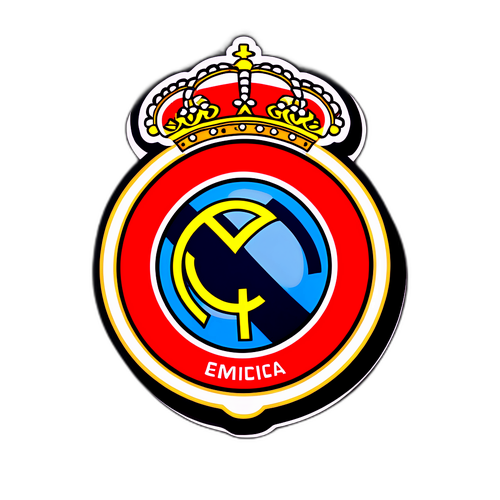 展示本菲卡與皇家馬德里的粉絲文化，強調團結與熱情的貼紙
