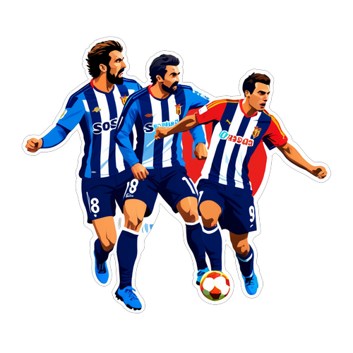 Stiker Energetik Rivalitas Real Sociedad dan Osasuna