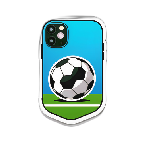 Adesivo di iPhone 13 con Tema Calcistico