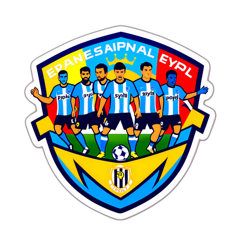 Ομάδα παικτών από την Εσπανιόλ σε δράση