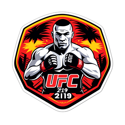 Stiker Lencana UFC 319