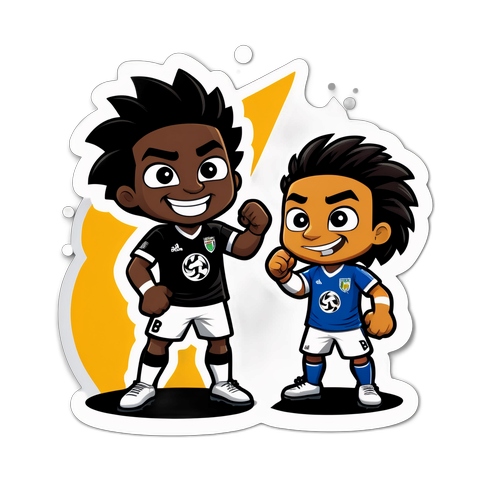 Sticker Tim Mascot Botafogo dan Bahia