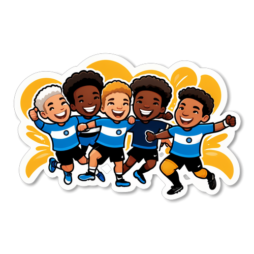 Hình dán vui nhộn của các vận động viên Como và Inter