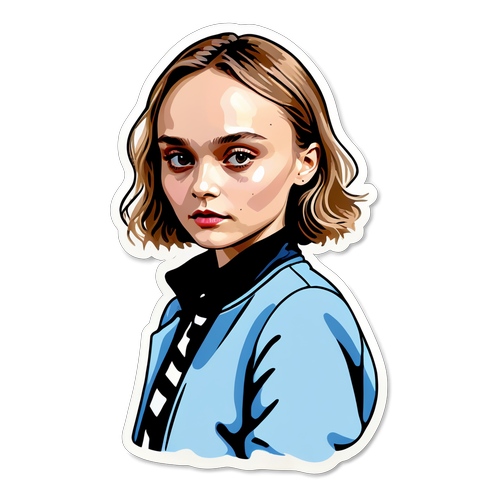 Chic klistremerke av Lily-Rose Depp