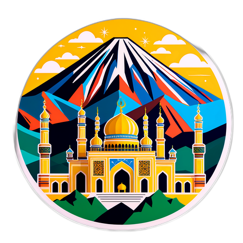Sticker de la ville d'Almaty