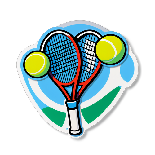 ATP Tennis Logo Klistermærke