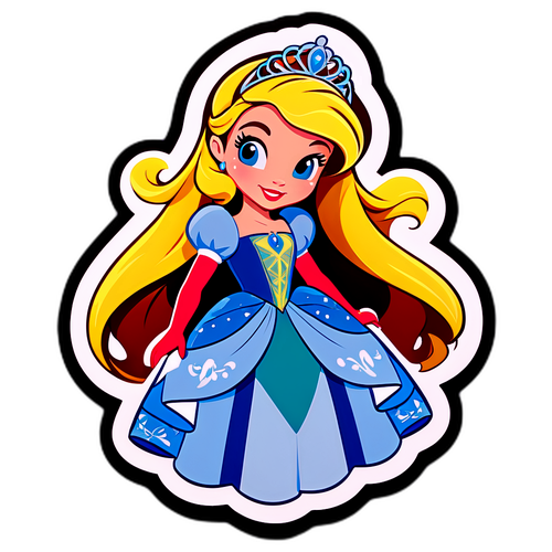 迪士尼公主贴纸
