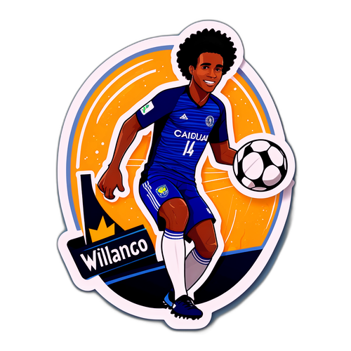 Sticker Inspirador de Willian Pacho