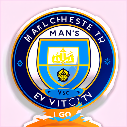 Stiker Sepak Bola Manchester City