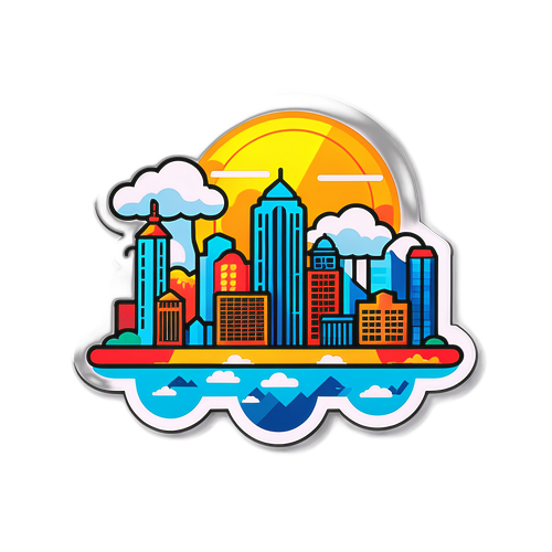 Memphis Weather Skyline Sticker
