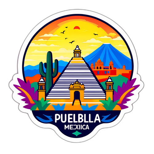 Stiker Menarik Puebla, Meksiko