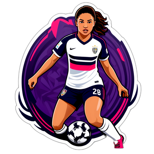 Adesivo Empoderador da Libertadores Feminina 2025