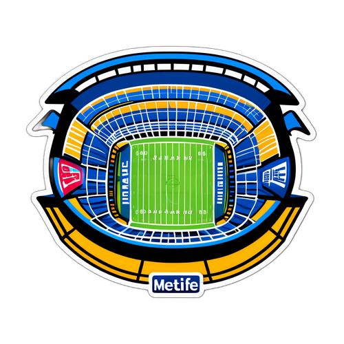 MetLife Stadion om natten