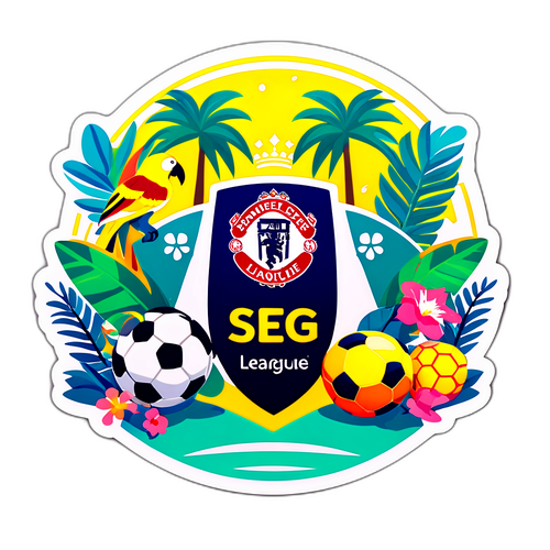 En sommarinspirerad design med Premier League Summer Series-element