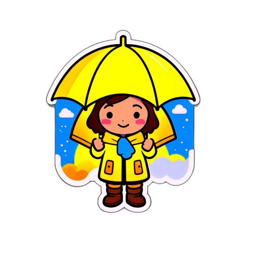Weather-Ready Character Sticker