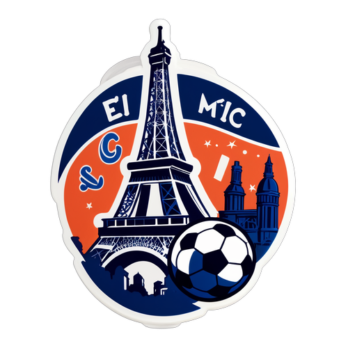 ¡Increíble! La Torre Eiffel se Convierte en Balón de Fútbol: PSG vs Montpellier en una Batalla Épica