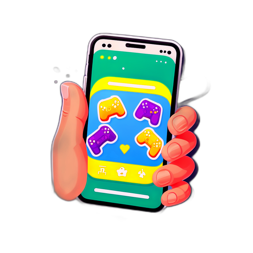 Màn hình điện thoại với hình ảnh trò chơi từ FC Mobile