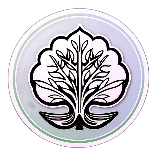 ガバナンス原則を表現したオーガニック形状のステッカー